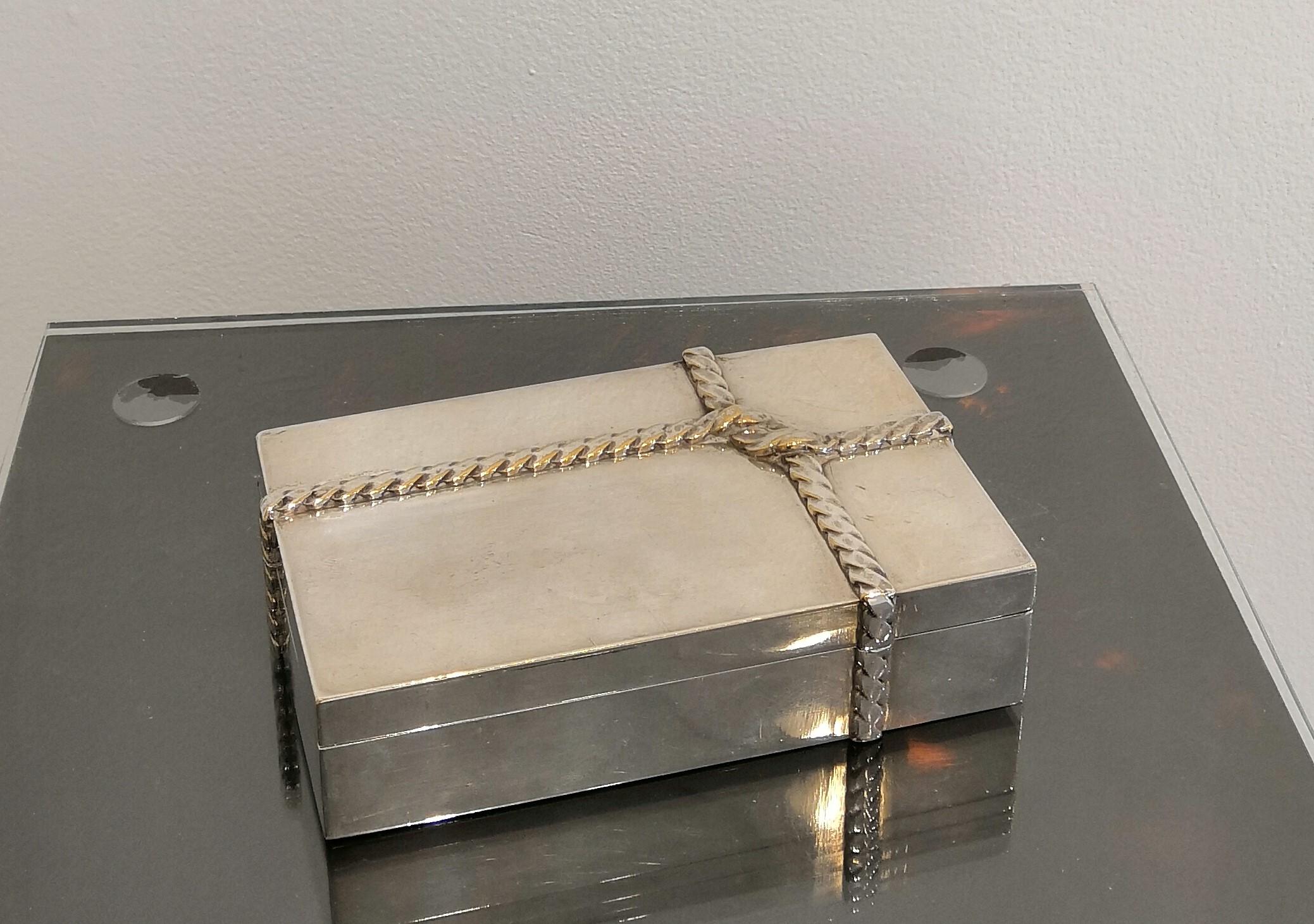 French Elegant Minimalist Box by Maria Pergay, France, 1960s