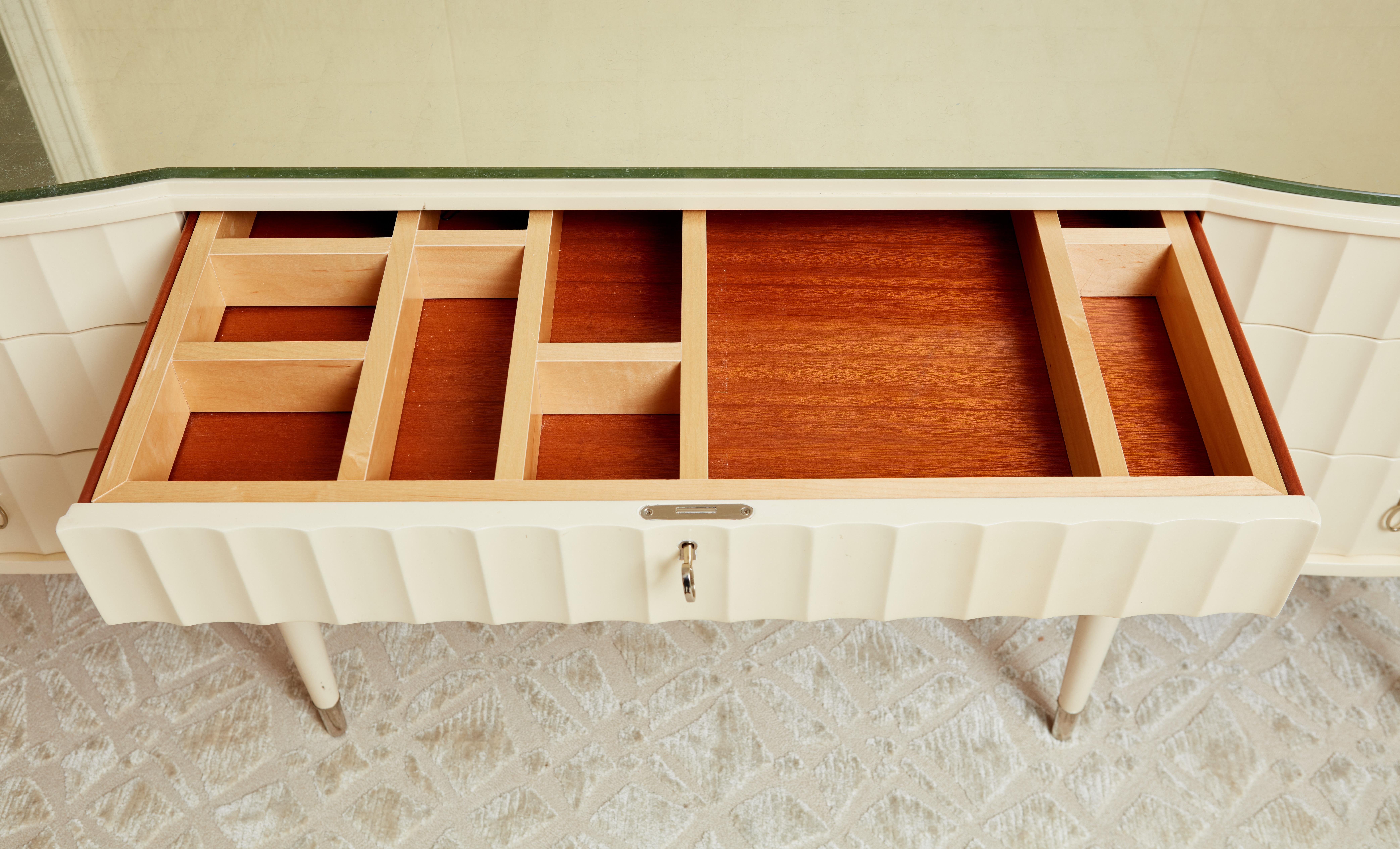 American Elegant Mirror Topped Dressing Table, by Barbara Barry