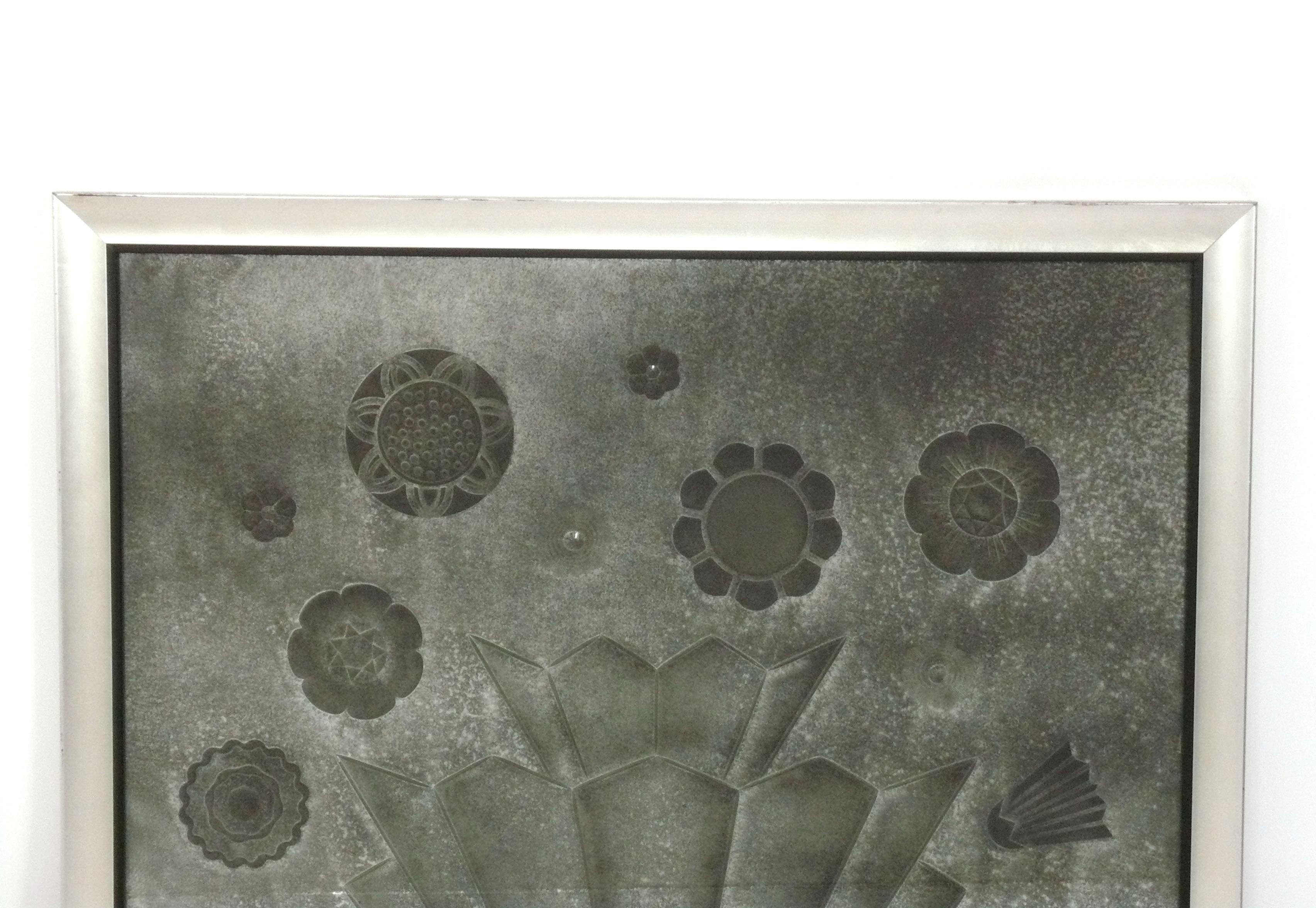 Art déco Elegant Panneau Art Deco Mirroré 39.5 