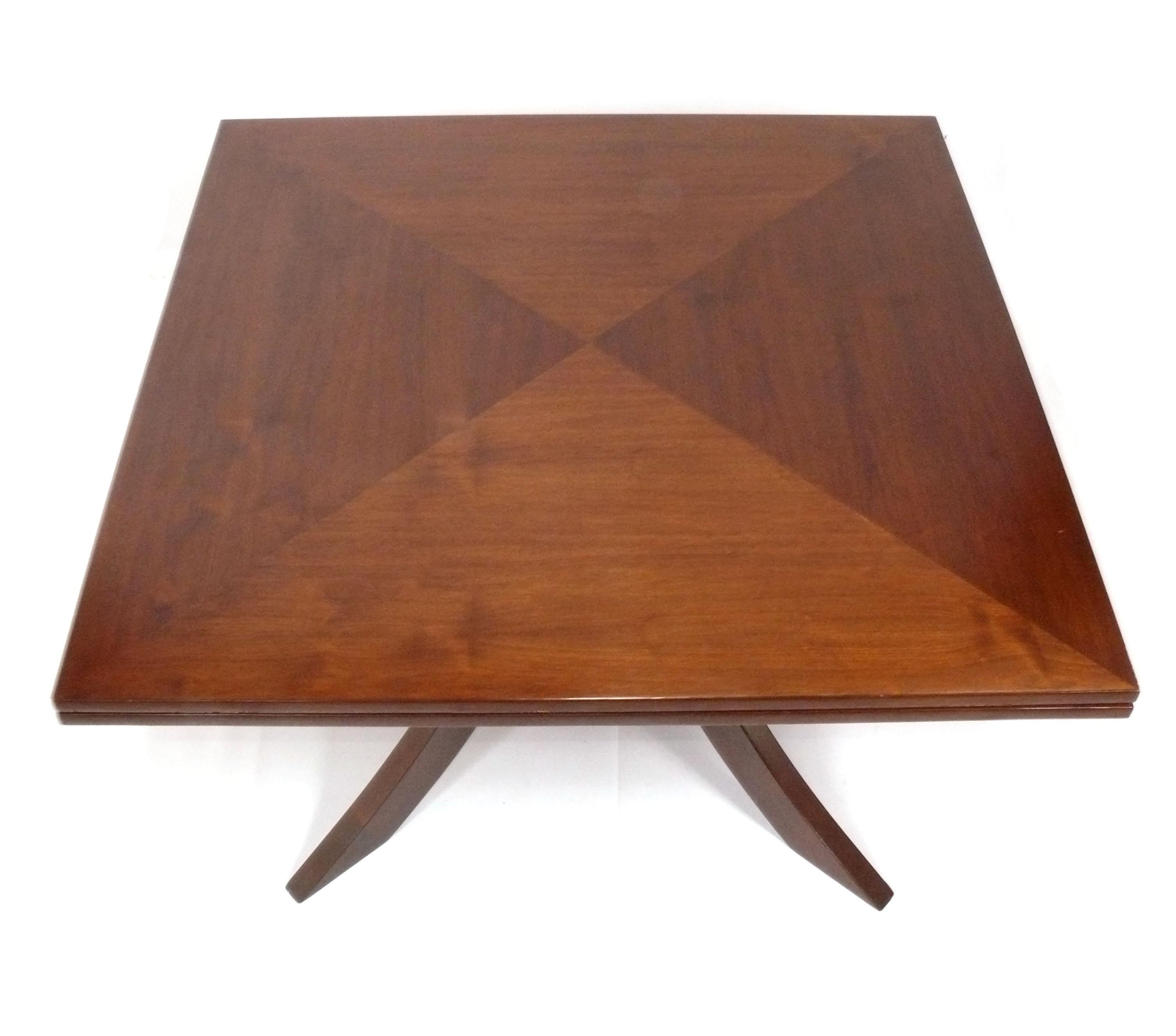 Elegant Modern Dining Table, attributed to Dakota Jackson, unsigned, American, circa 1990s. It measures 54