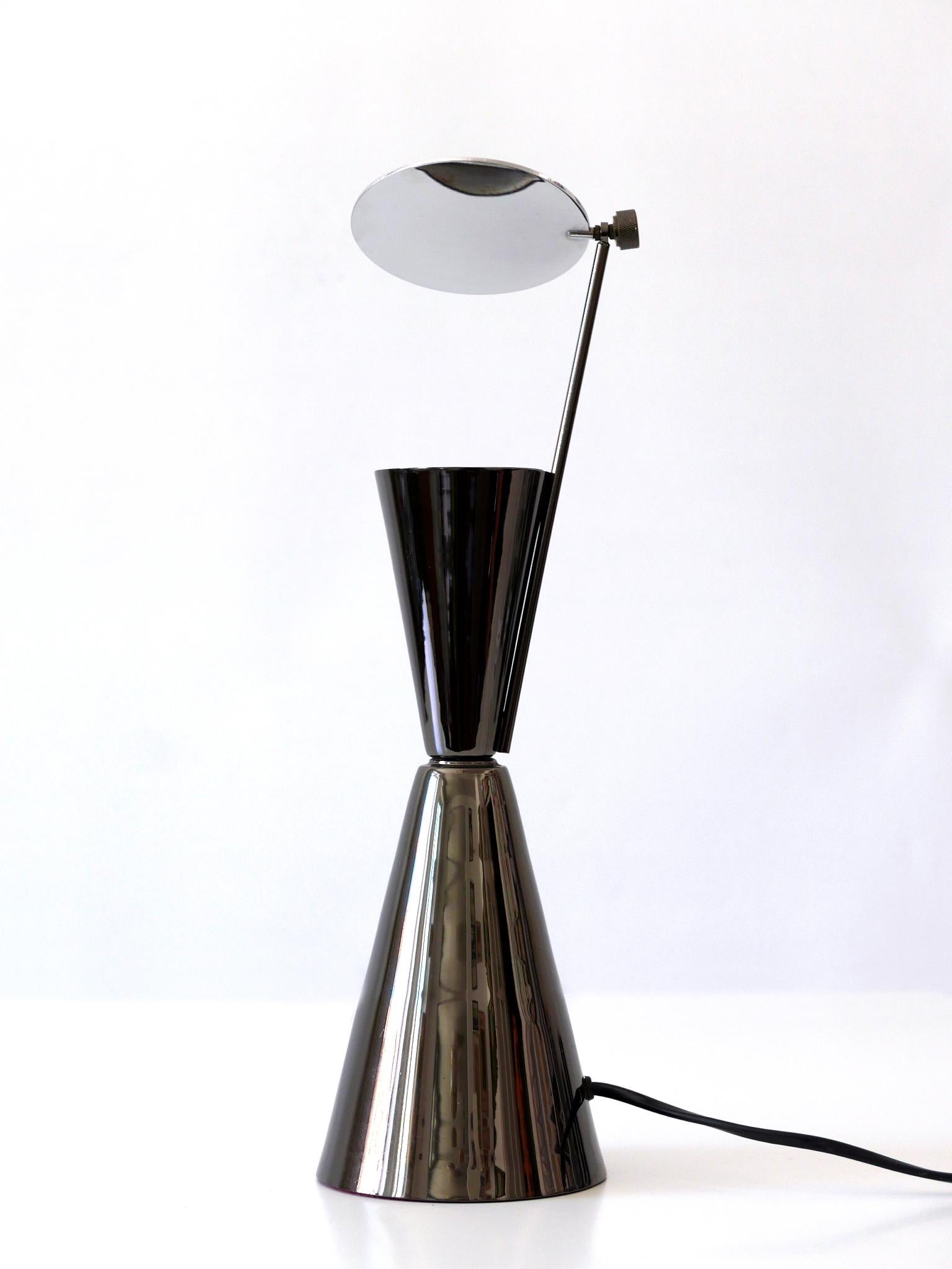 Elegante Lámpara de Mesa Modernista Diábolo Años 80 España en venta 2