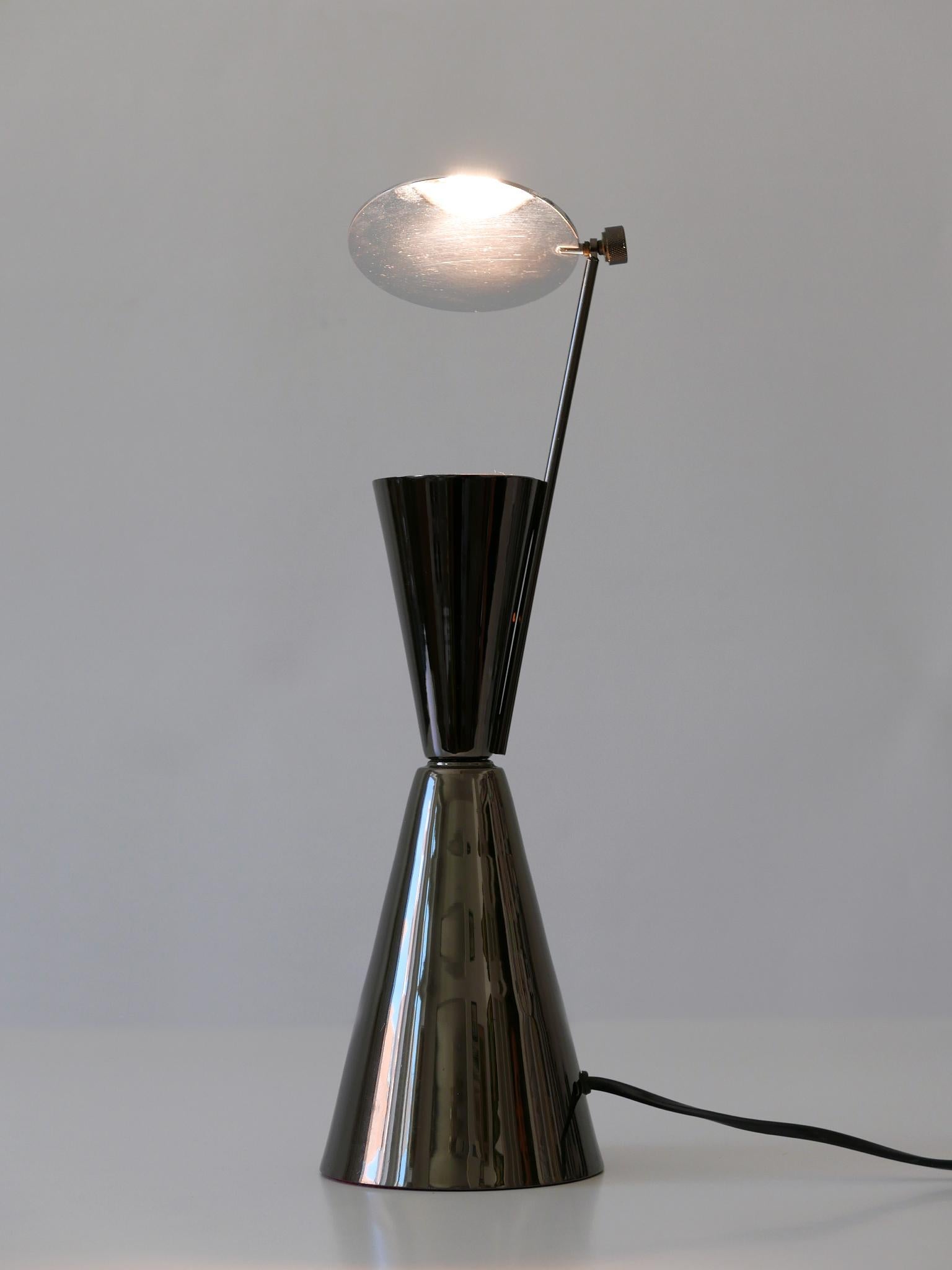 Elegant Modernist Diabolo Table Lamp 1980s Spain For Sale 2