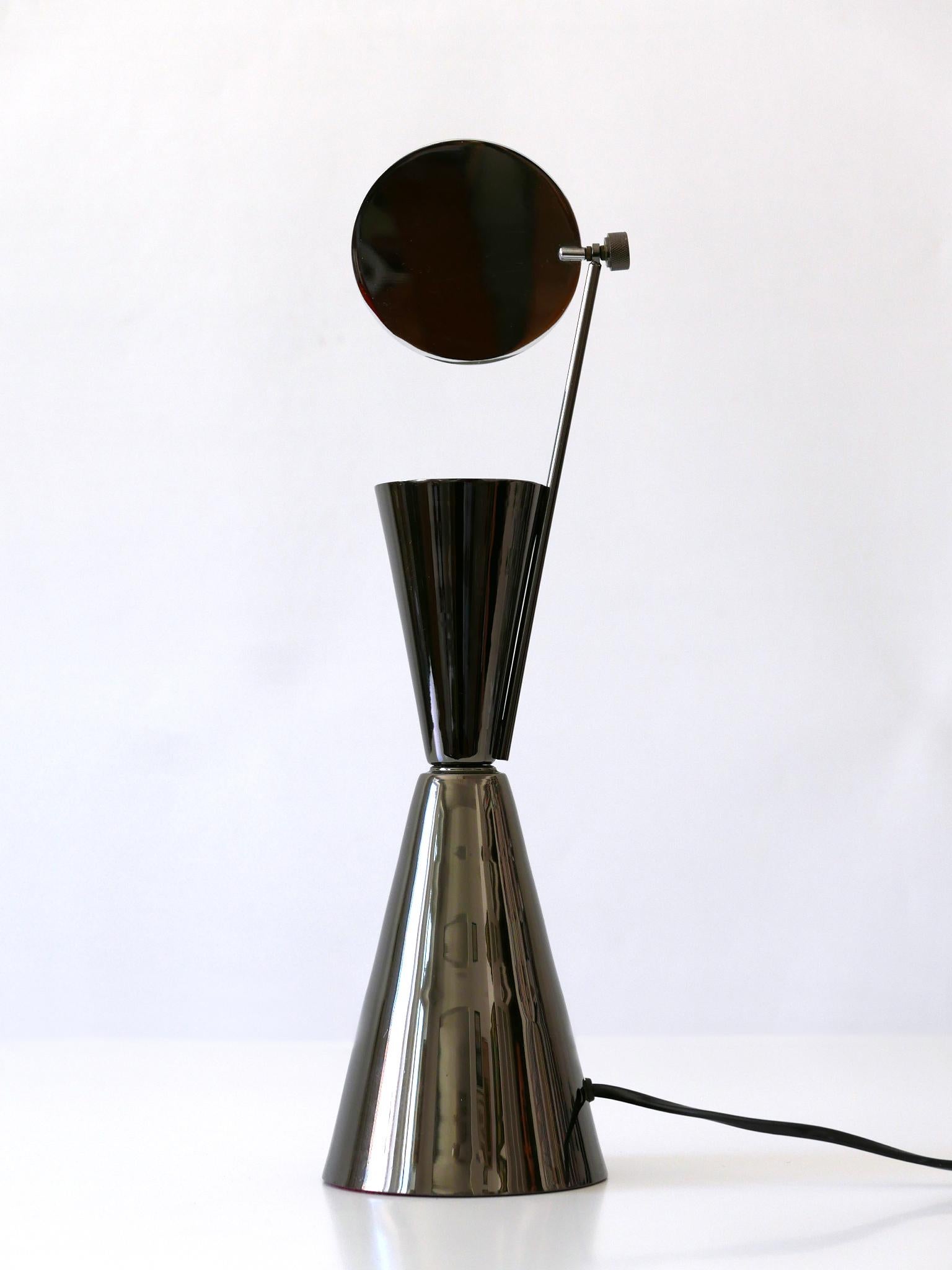 Elegant Modernist Diabolo Table Lamp 1980s Spain For Sale 3