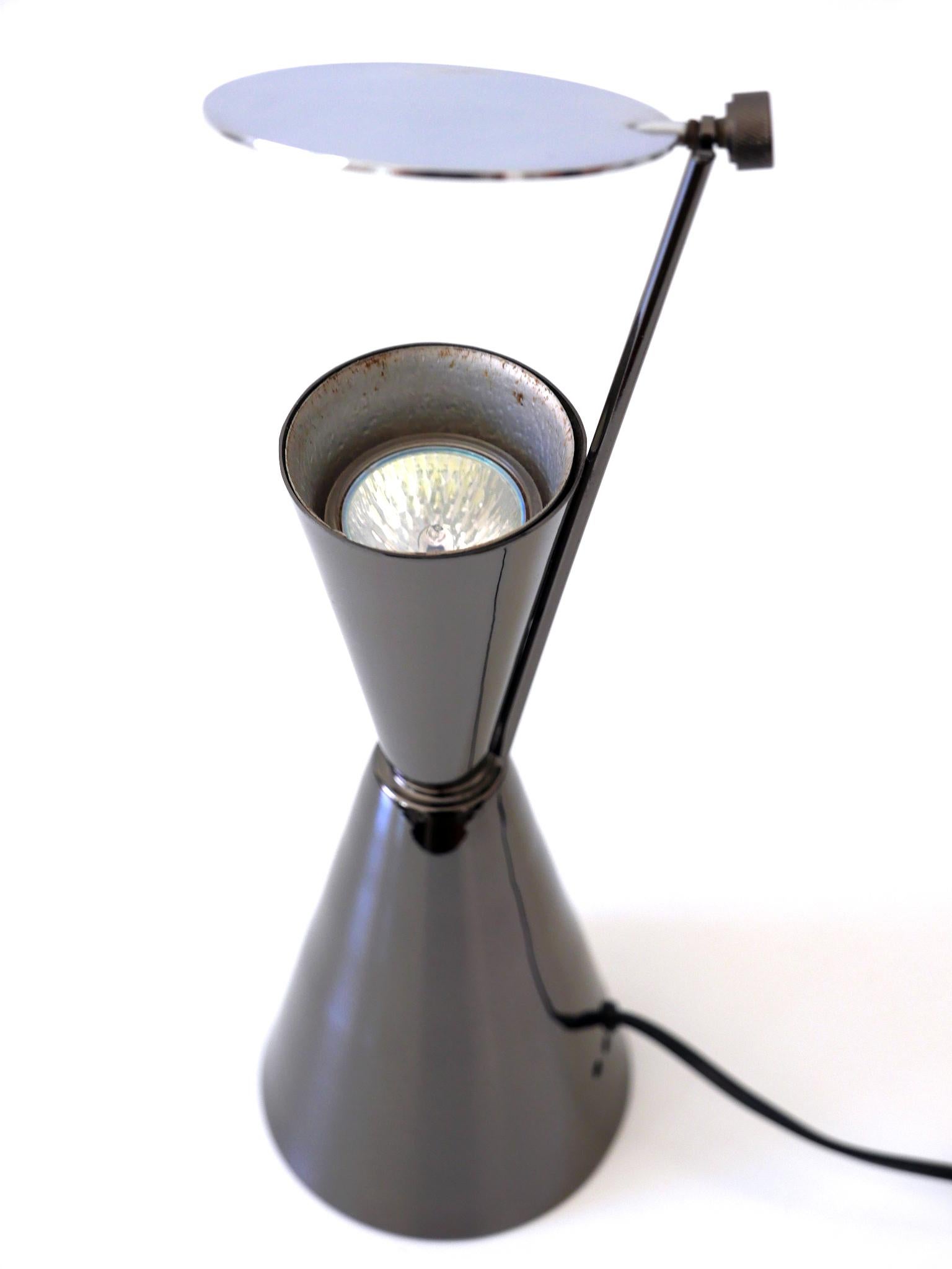Elegant Modernist Diabolo Table Lamp 1980s Spain For Sale 8