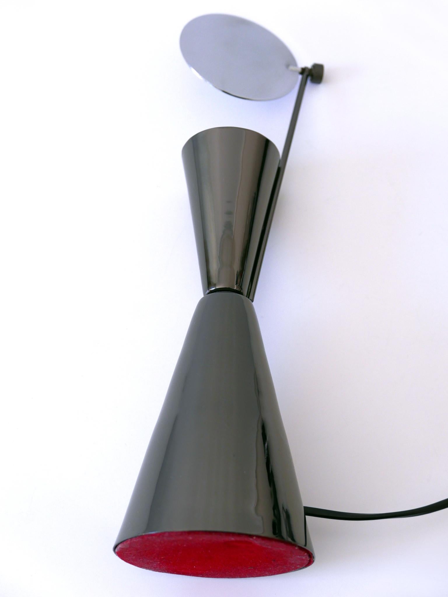 Elegant Modernist Diabolo Table Lamp 1980s Spain For Sale 11