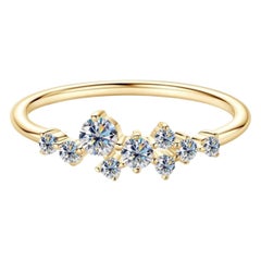 Elegant Moissanite Engagement Ring For Women 925 Sterling Silver Band Ring Gift.