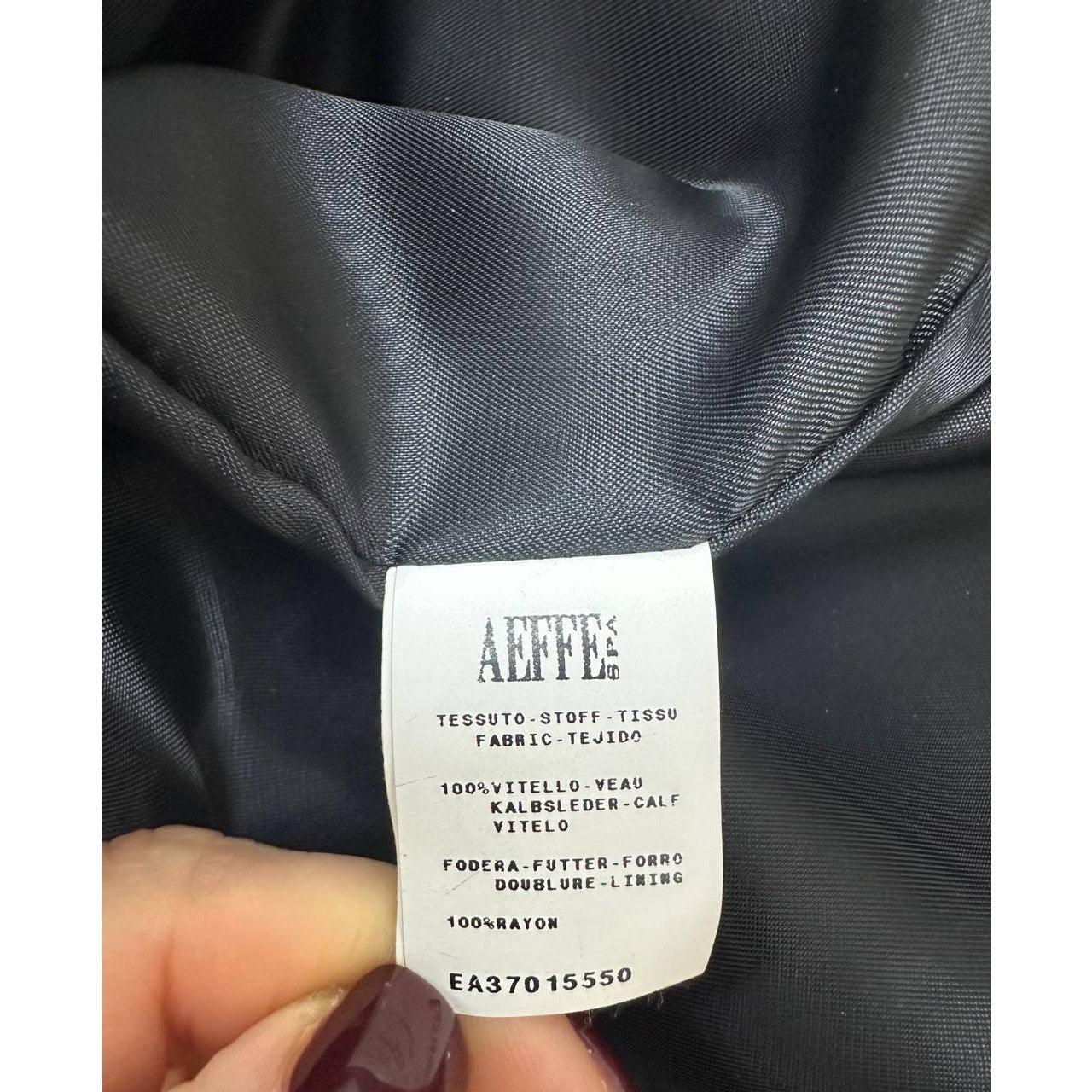 Elegant Moschino Fur & Leather Coat - IT Size 42 en vente 4