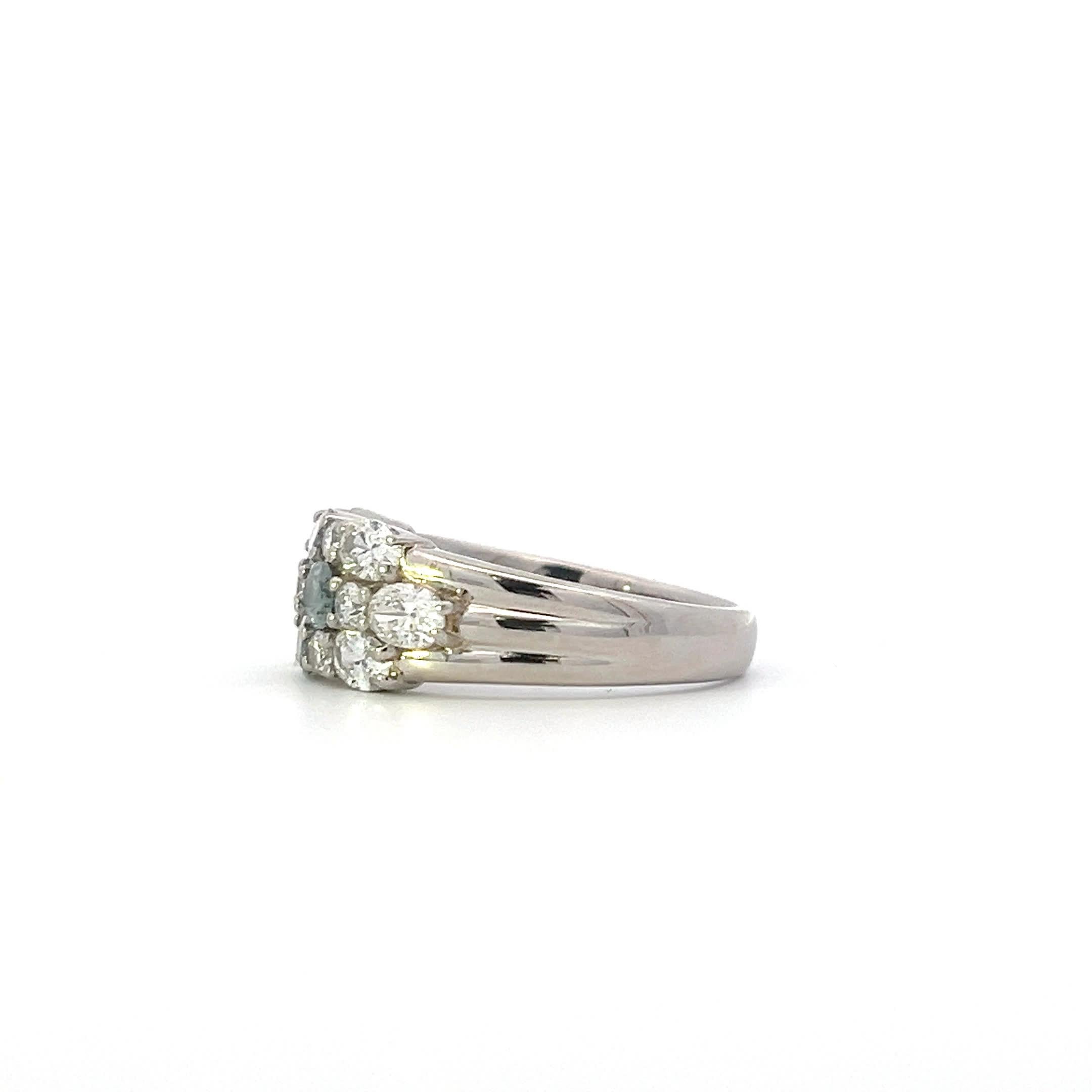 Eleganter Ring mit mehreren Steinen im Zustand „Neu“ im Angebot in Great Neck Plaza, NY