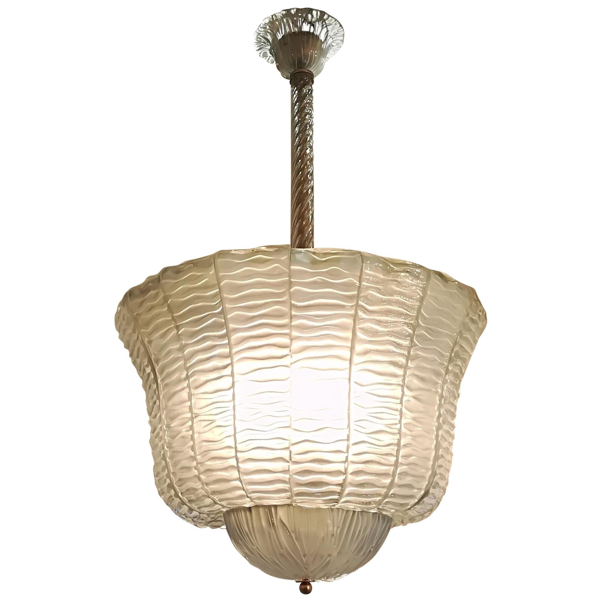 Elegant Murano Beaded Glass Lantern