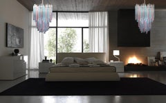 Eleganti lampadari di Murano triedri - 92 prisma - vetri multicolore