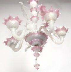 Elegant Murano Glass Chandelier