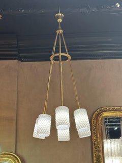Elegant Murano glass chandelier - Italy 1970