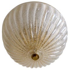 Eleganter Wandleuchter aus Murano-Glas von Barovier & Toso Italien 1960er Jahre