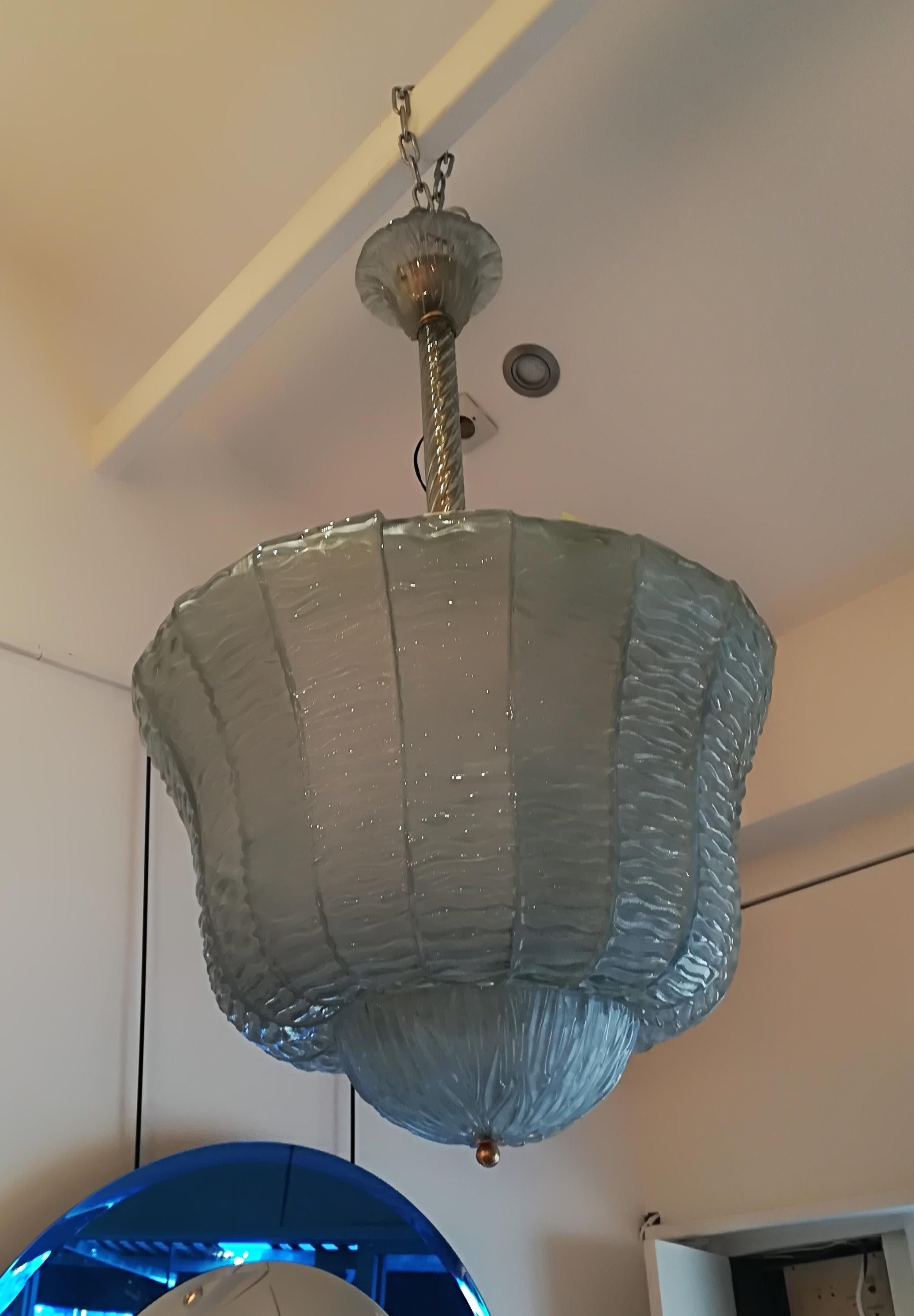 Italian Elegant Murano Glass Lantern