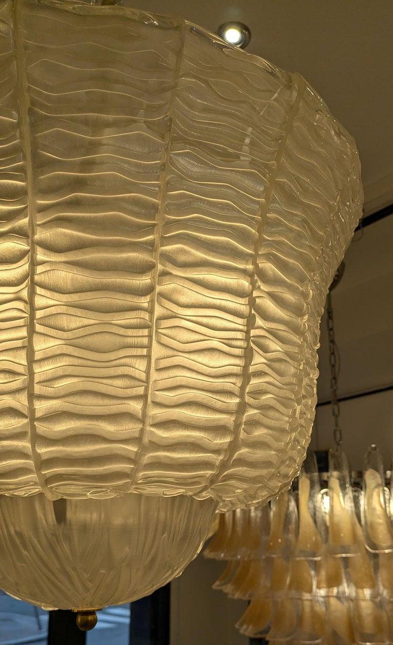 Elegante lanterna in vetro di Murano In condizioni ottime in vendita a Saint-Ouen, FR