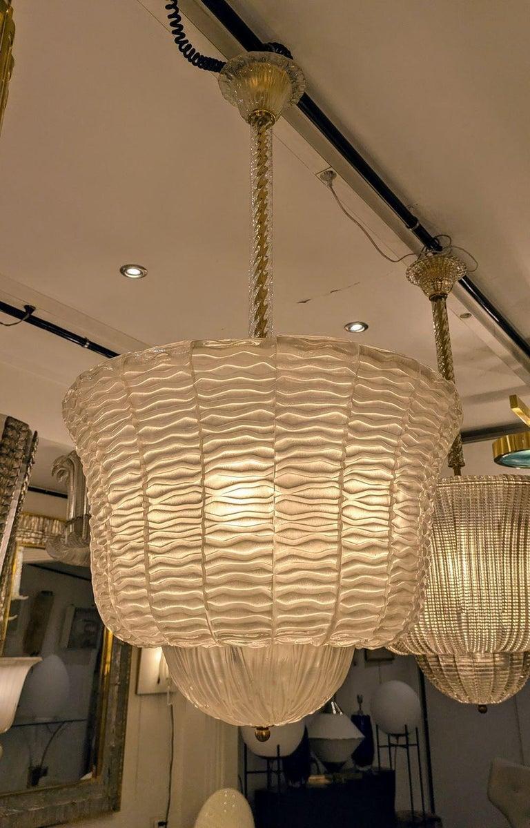 Vetro di Murano Elegante lanterna in vetro di Murano in vendita