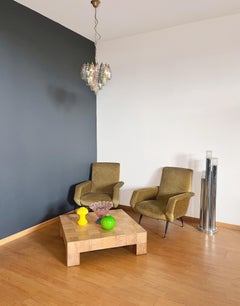 Elegant Murano multicolored Poliedri Chandelier - Carlo Scarpa design