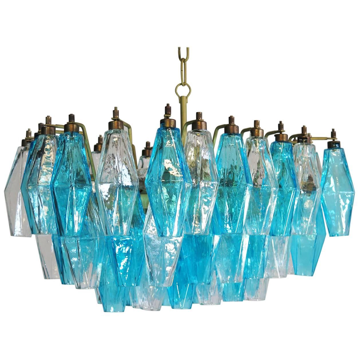 Elegante Lámpara de Murano Poliedri, Carlo Scarpa en venta