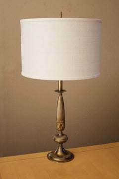 Elegant Mutual Sunset Mid Century Table Lamp! Hollywood Regency Brass Rare! 60s