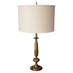 Elegant Mutual Sunset Mid Century Table Lamp! Hollywood Regency Brass Rare! 60s