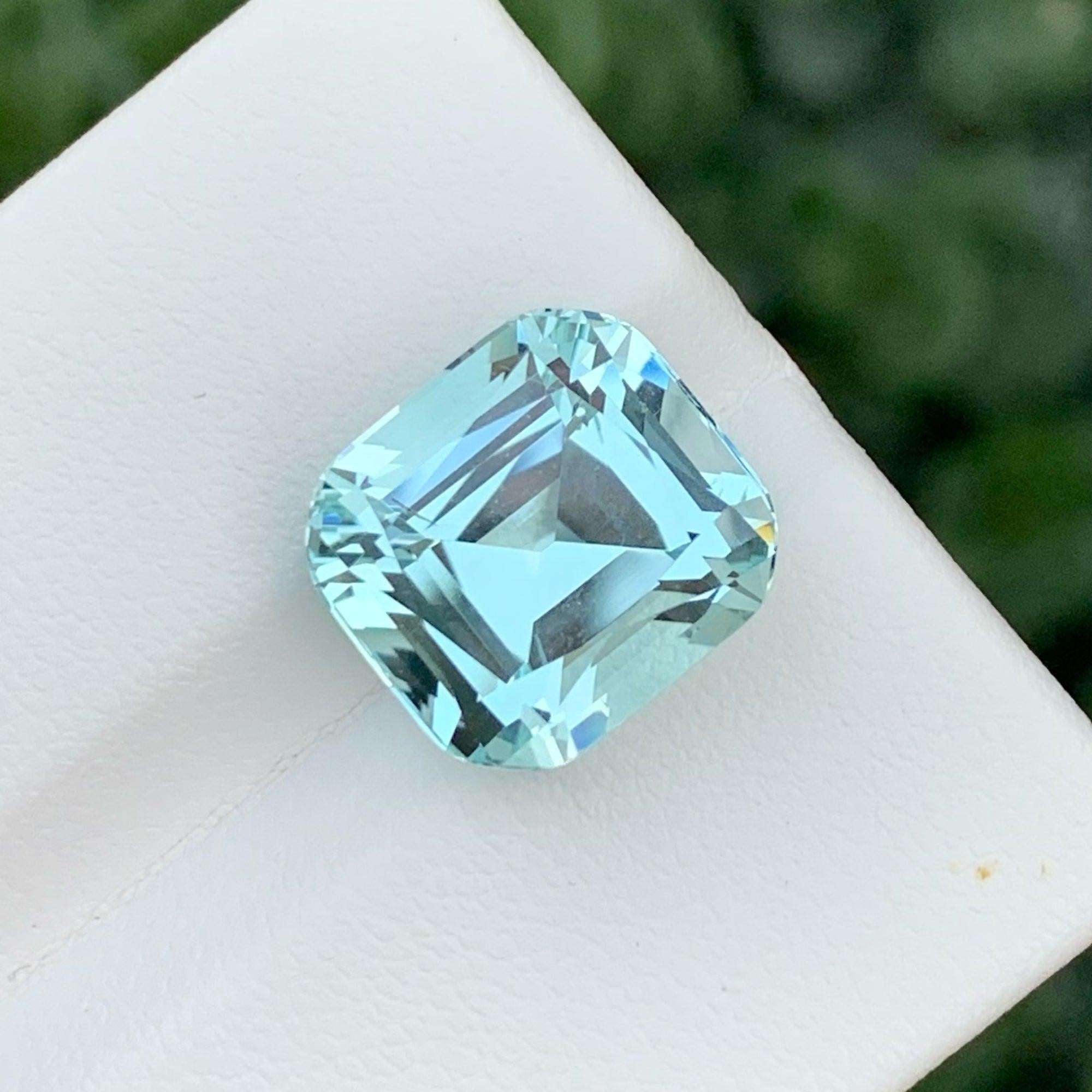 Elegance Natural Aquamarine Gemstone 11.05 Carats Aquamarine Ring Acheter Aquamarine Neuf à Bangkok, TH