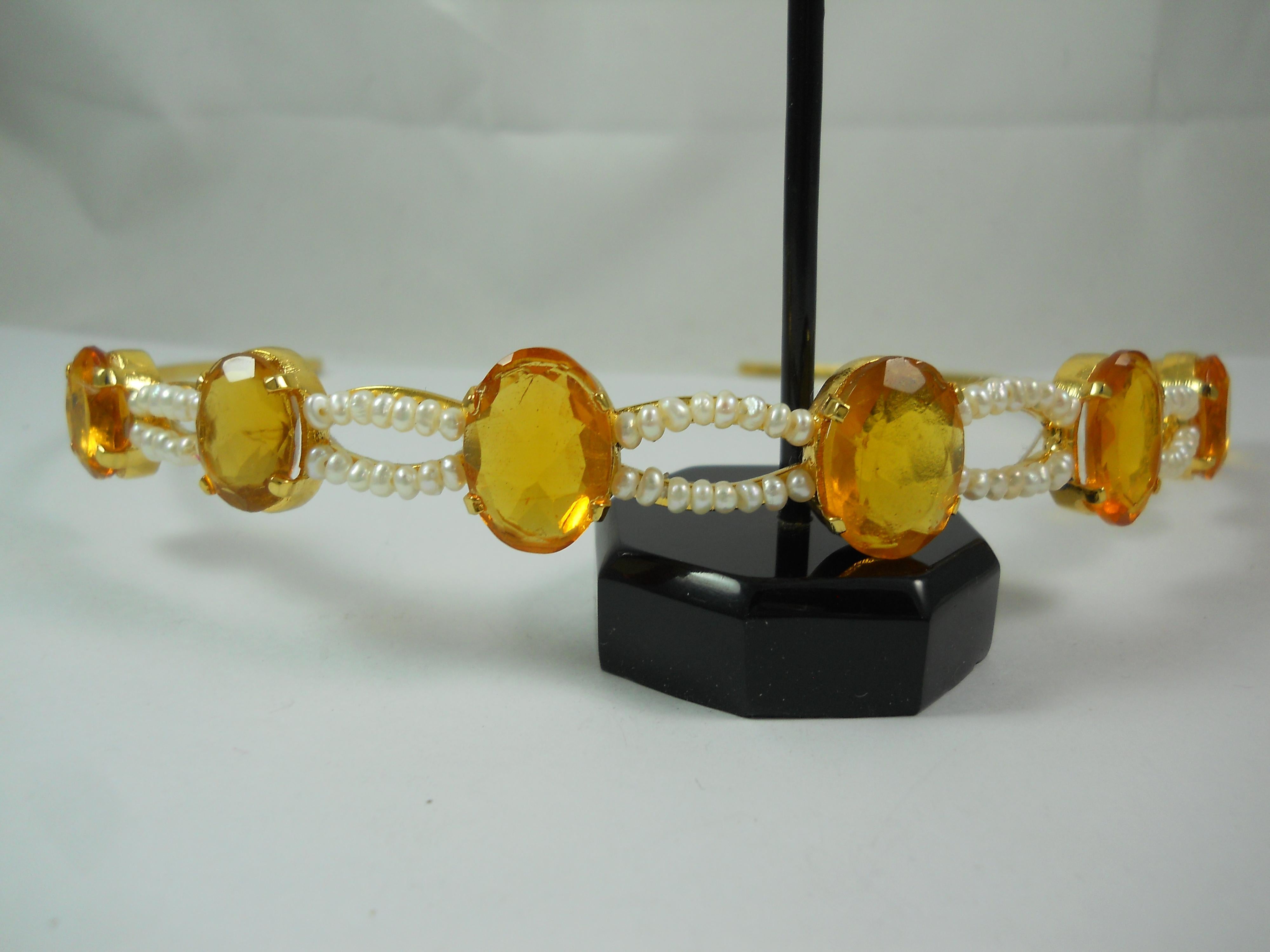 Taglio ovale Elegance Perle naturali e tiara in argento sterling con fascia di accessori per la testa. in vendita