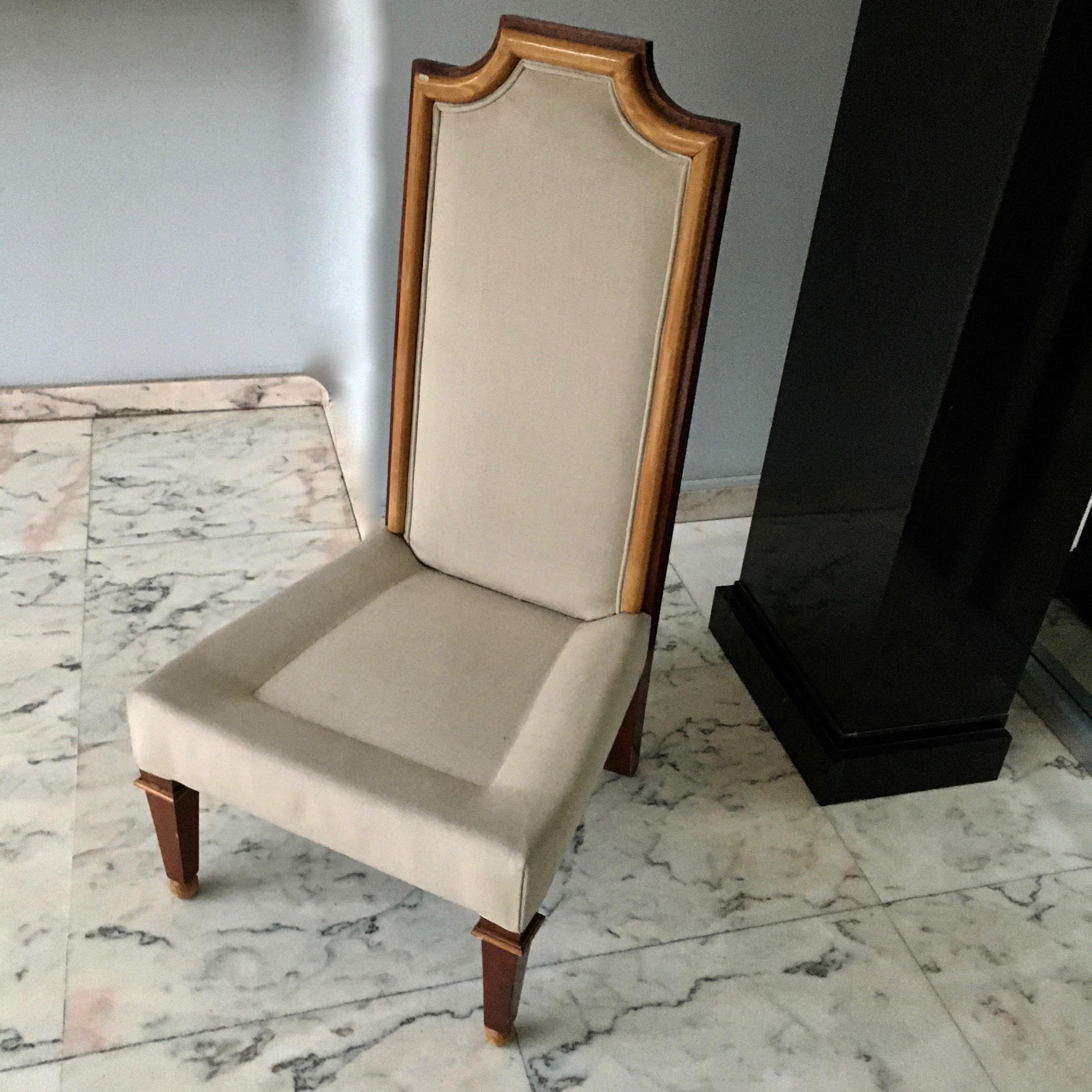 Elegant Neoclassical Chair by Jean- Maurice Rothschild, France, 1948 1