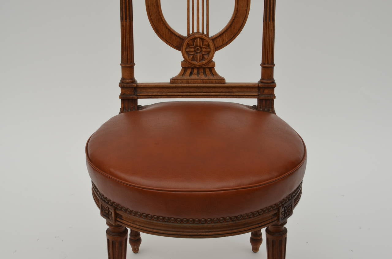 Mid-20th Century Elegant Neoclassical Side Chair by Maison Jansen