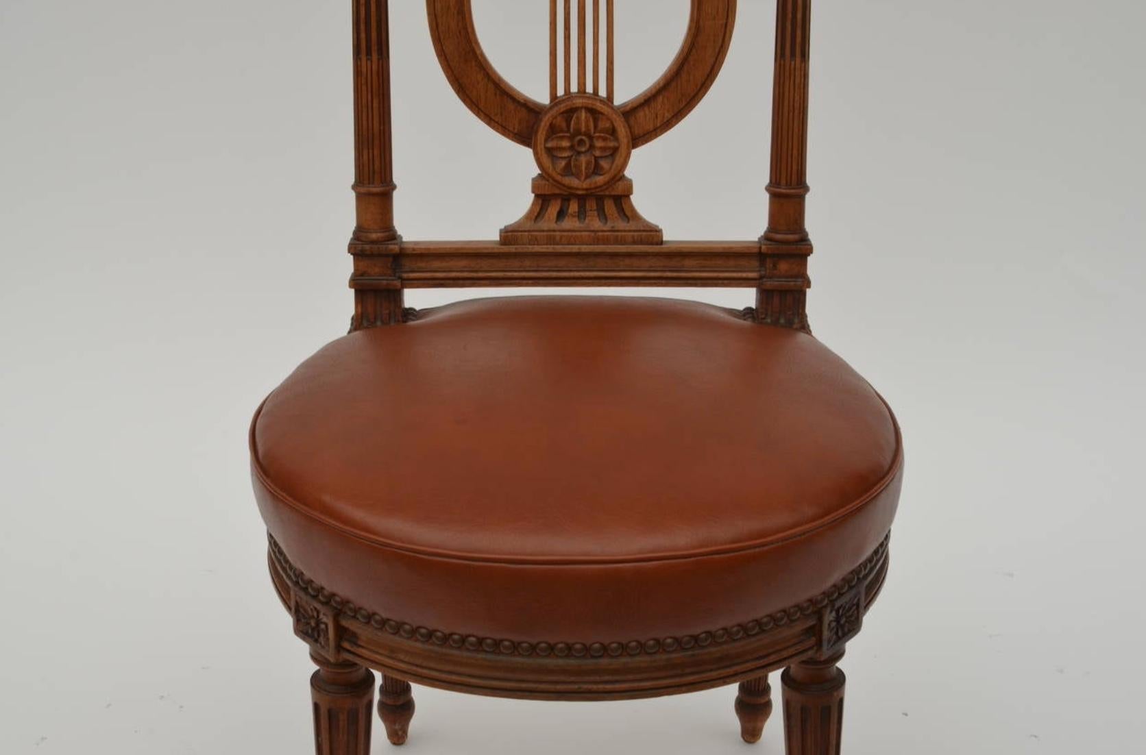 Mid-20th Century Elegant Neoclassical Side Chair by Maison Jansen