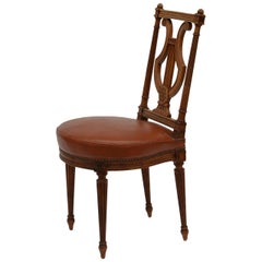 Elegant Neoclassical Side Chair by Maison Jansen