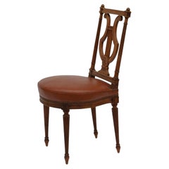 Elegant Neoclassical Side Chair by Maison Jansen