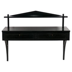 Elegant Neoclassical Wall Mounted Console or Bar