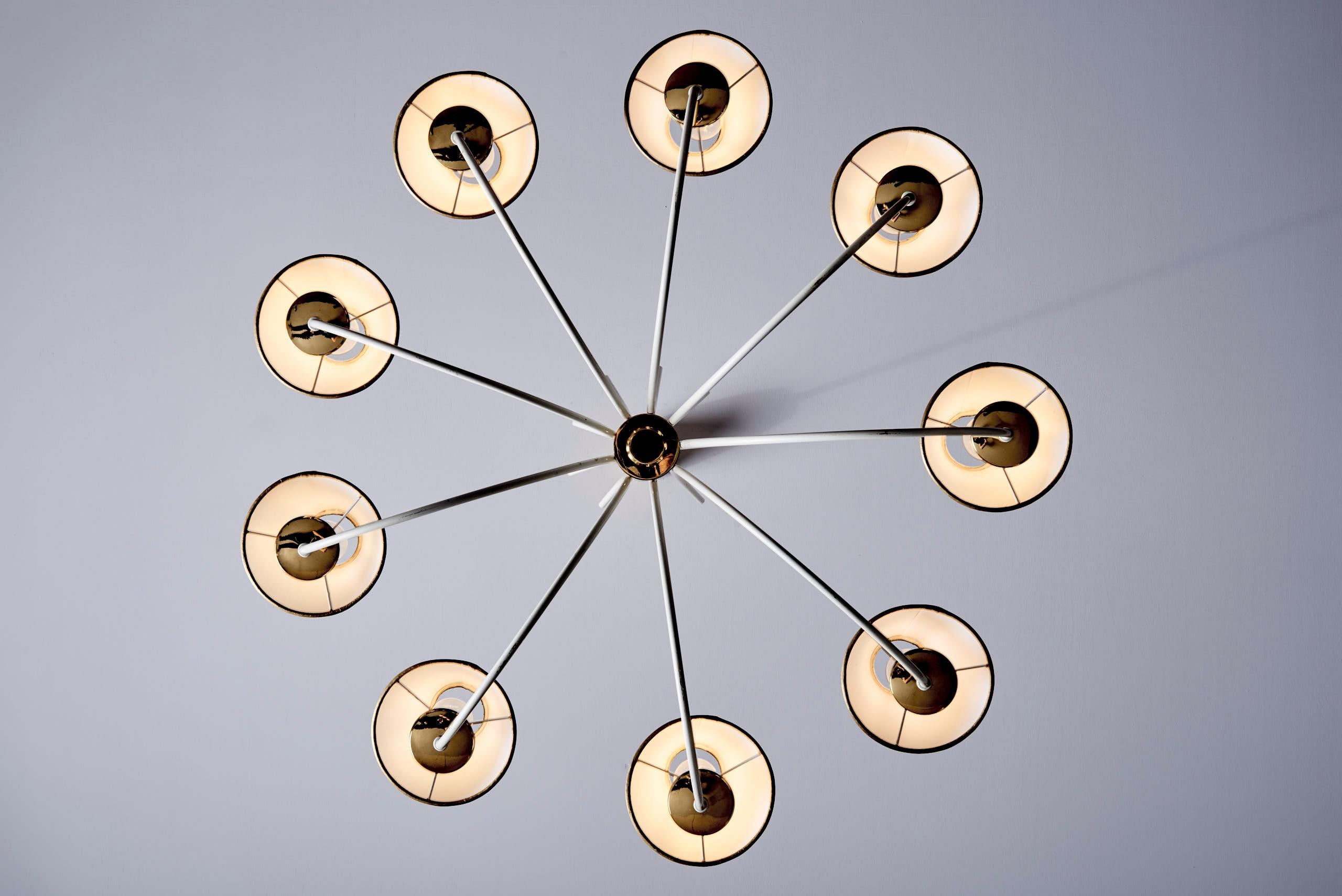 Elegant Nine Arm Chandelier For Sale 8