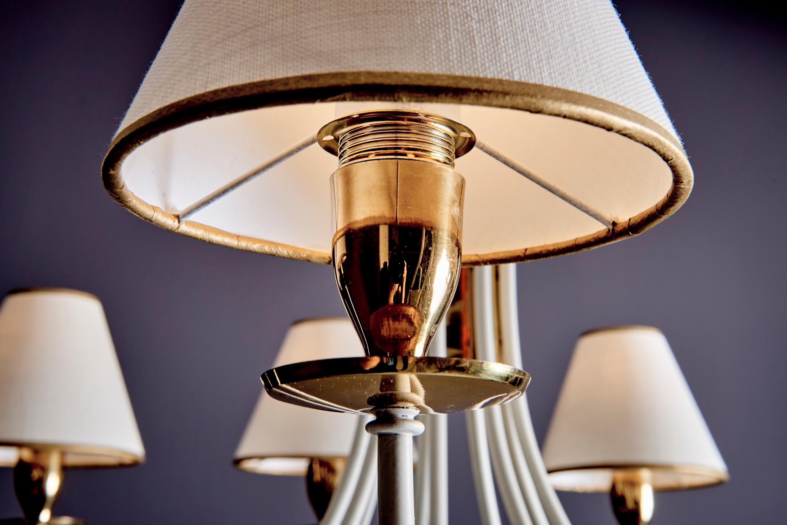 Elegant Nine Arm Chandelier For Sale 2