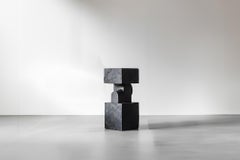 Elegant Oak Unseen Force #25 Solid Wood Table by Joel Escalona, Artistic Flair