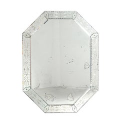 Elegant Octagonal Venetian Mirror