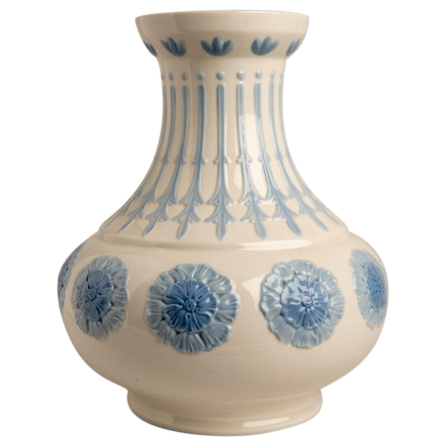  Old Spanish Ceramic Vase For Sale