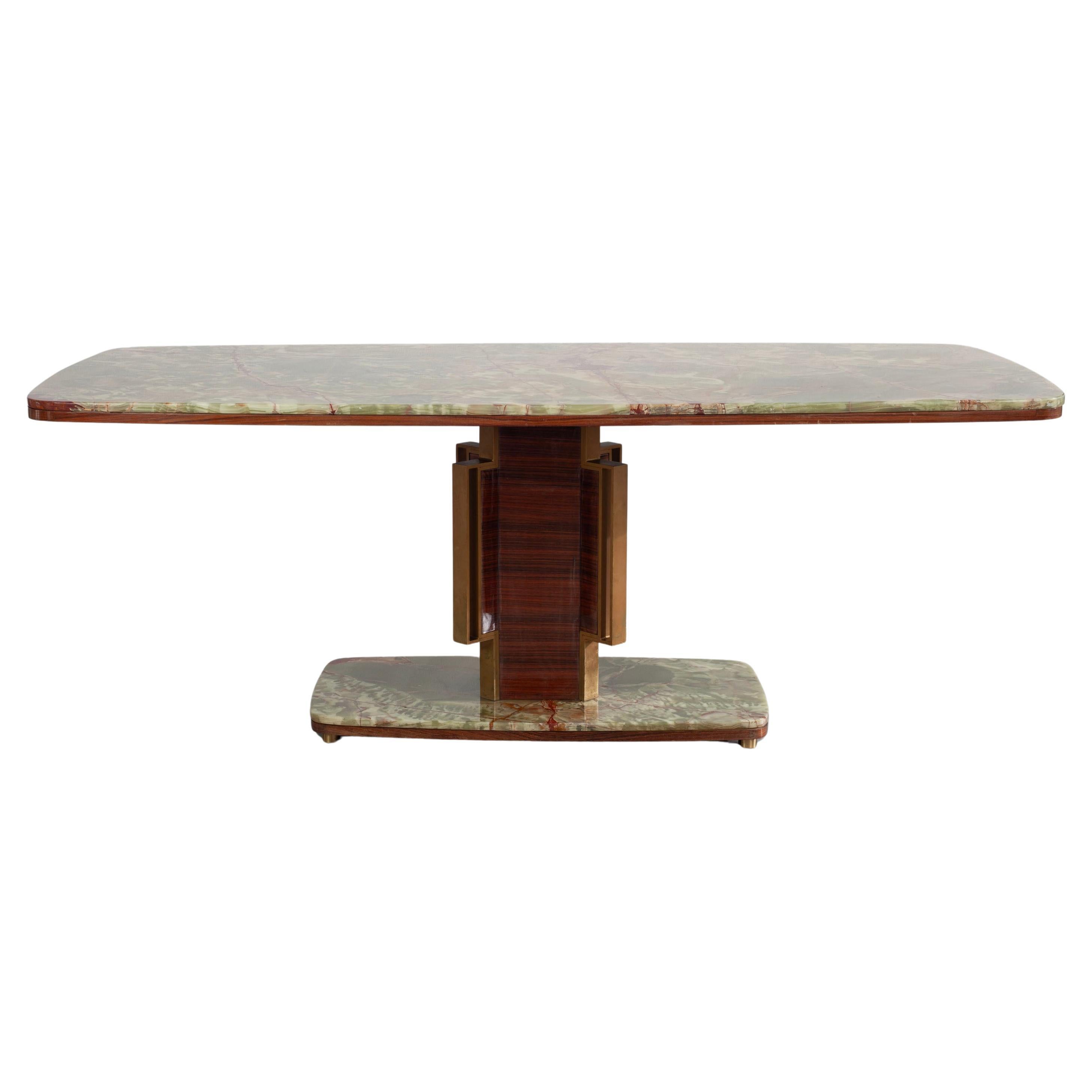 Elegant Onyx dining table, by La Permanente Mobili Cantù, Italy, 1960–1969