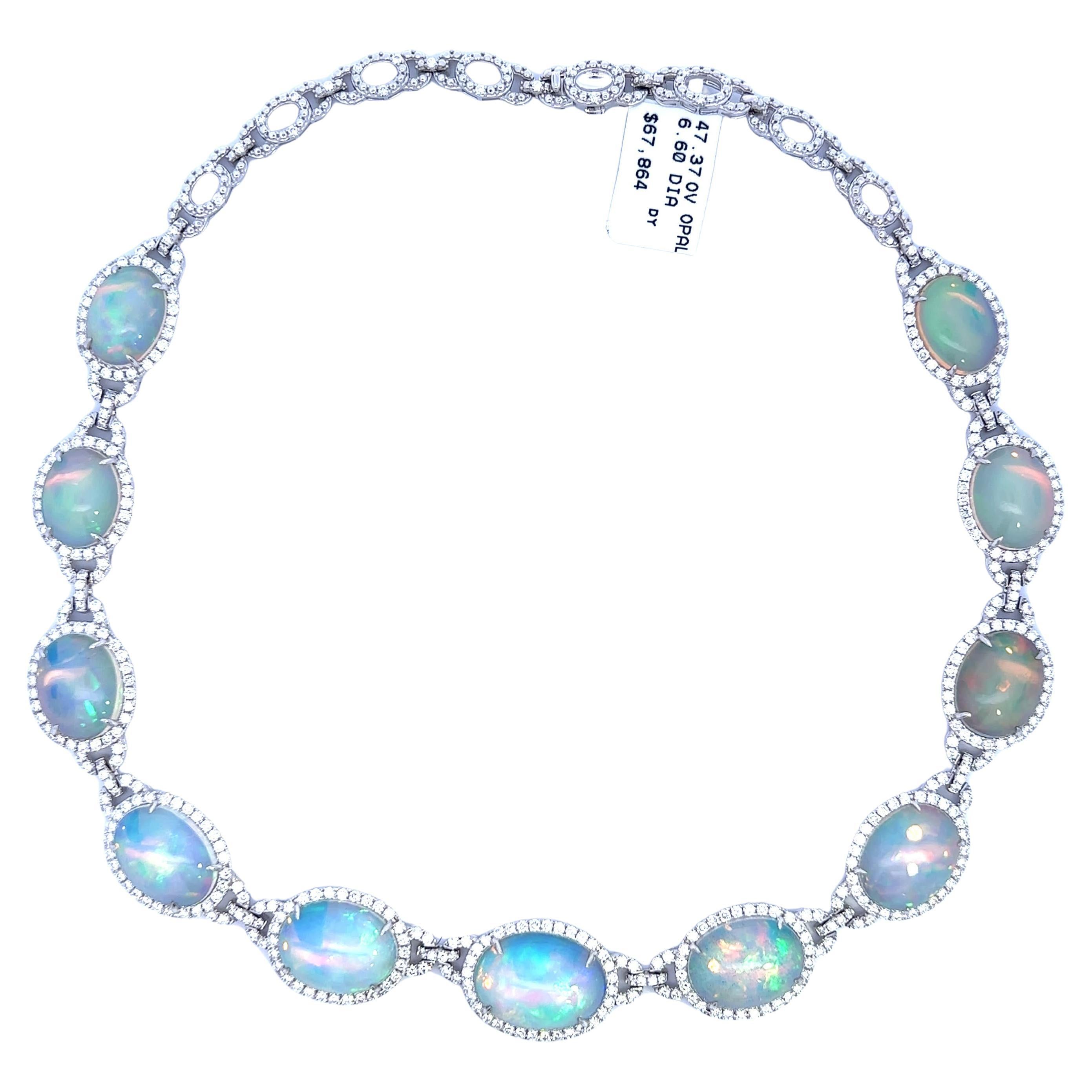 Elegant Opal Necklace
