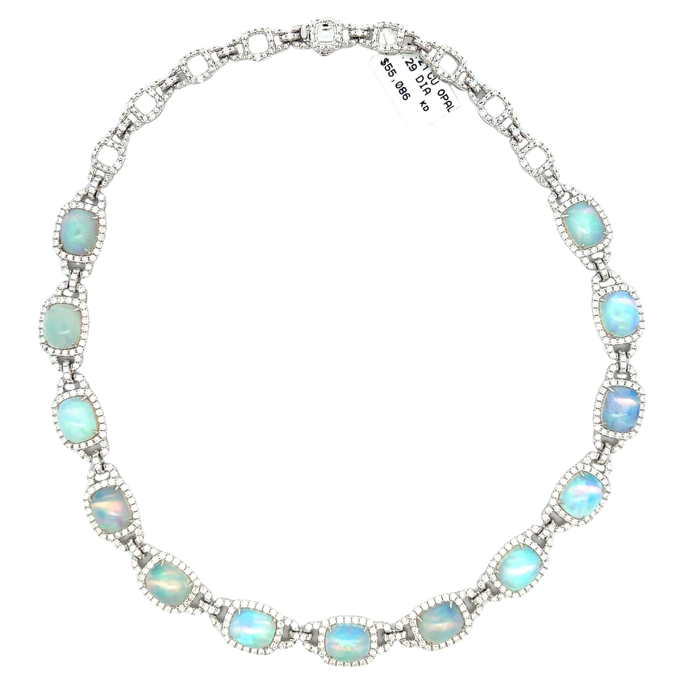Elegant Opal Necklace