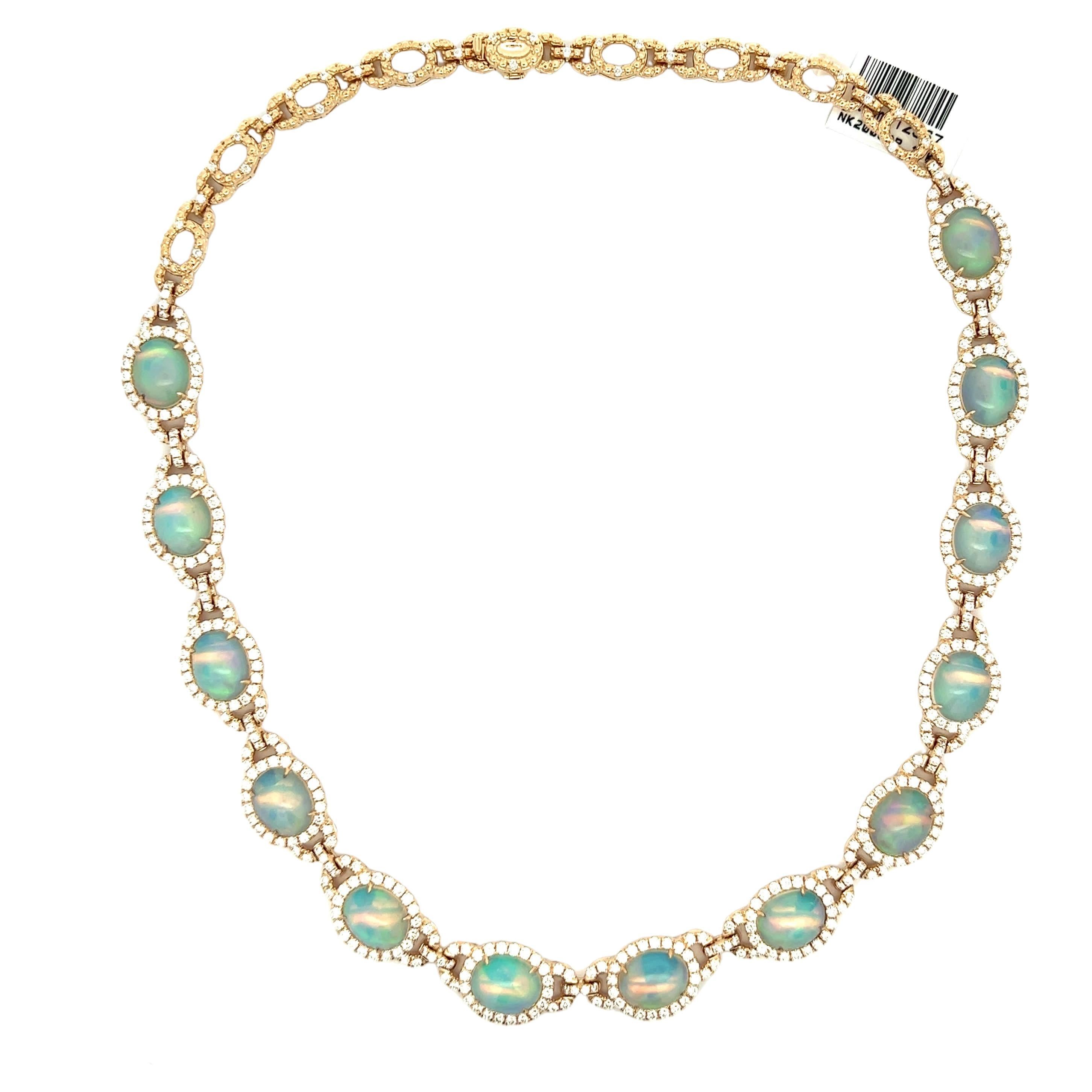 Elegant Opal Necklace