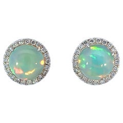 Elegante Opal-Ohrstecker