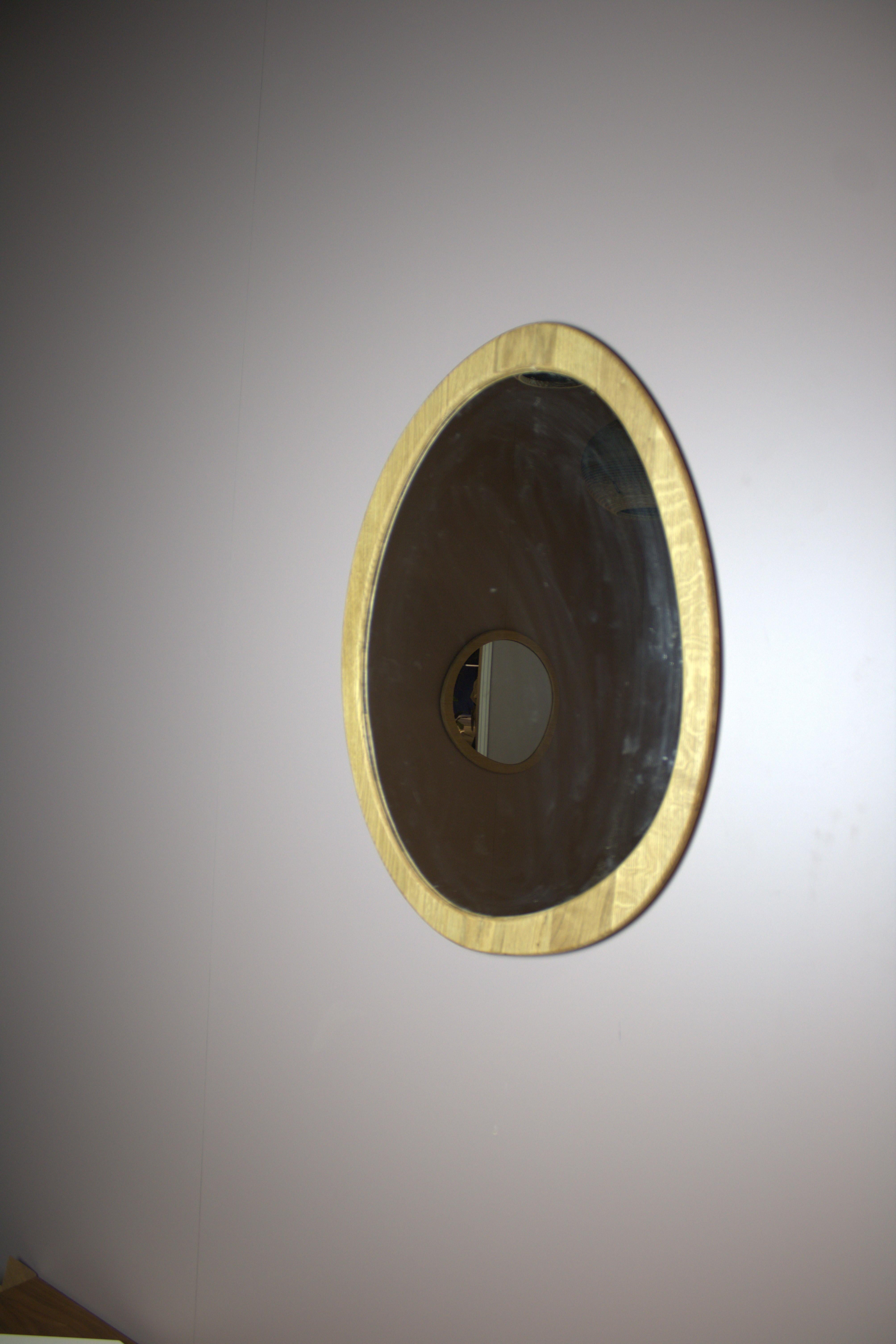 Mirror Organic Oak Light Brown Wall 2025 For Sale 4