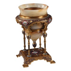 Elegant Oriental Bowl Attributed to Louchet Frères