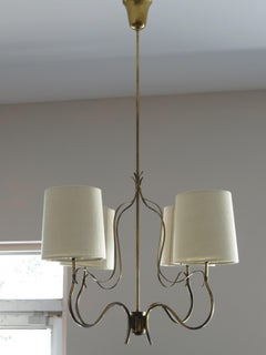Elegant Paavo Tynell  Four Arm Chandelier 9001/4 Taito