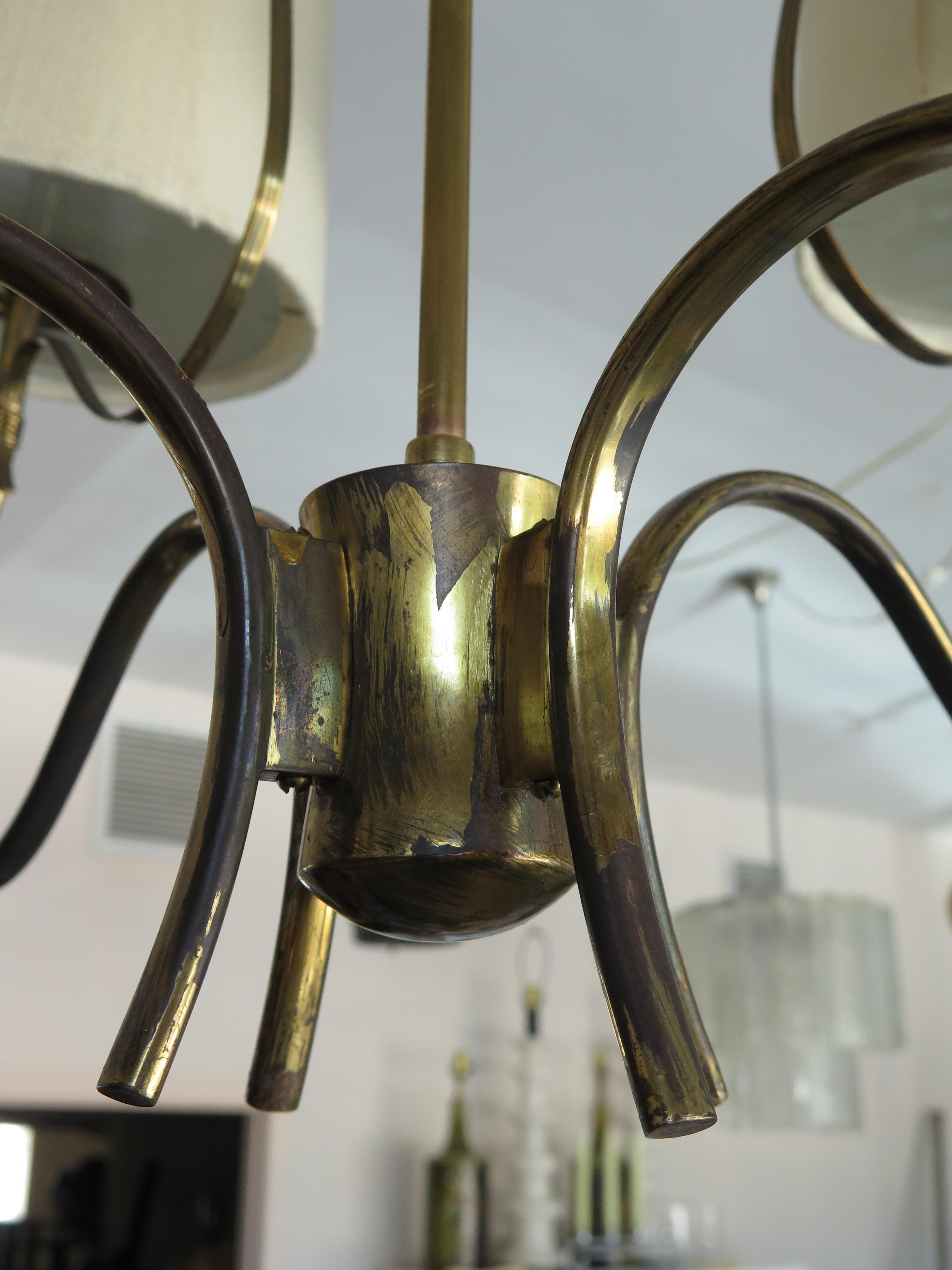 Elegante Paavo Tynell  Lampadario a quattro bracci 9001/4 Taito in vendita 1