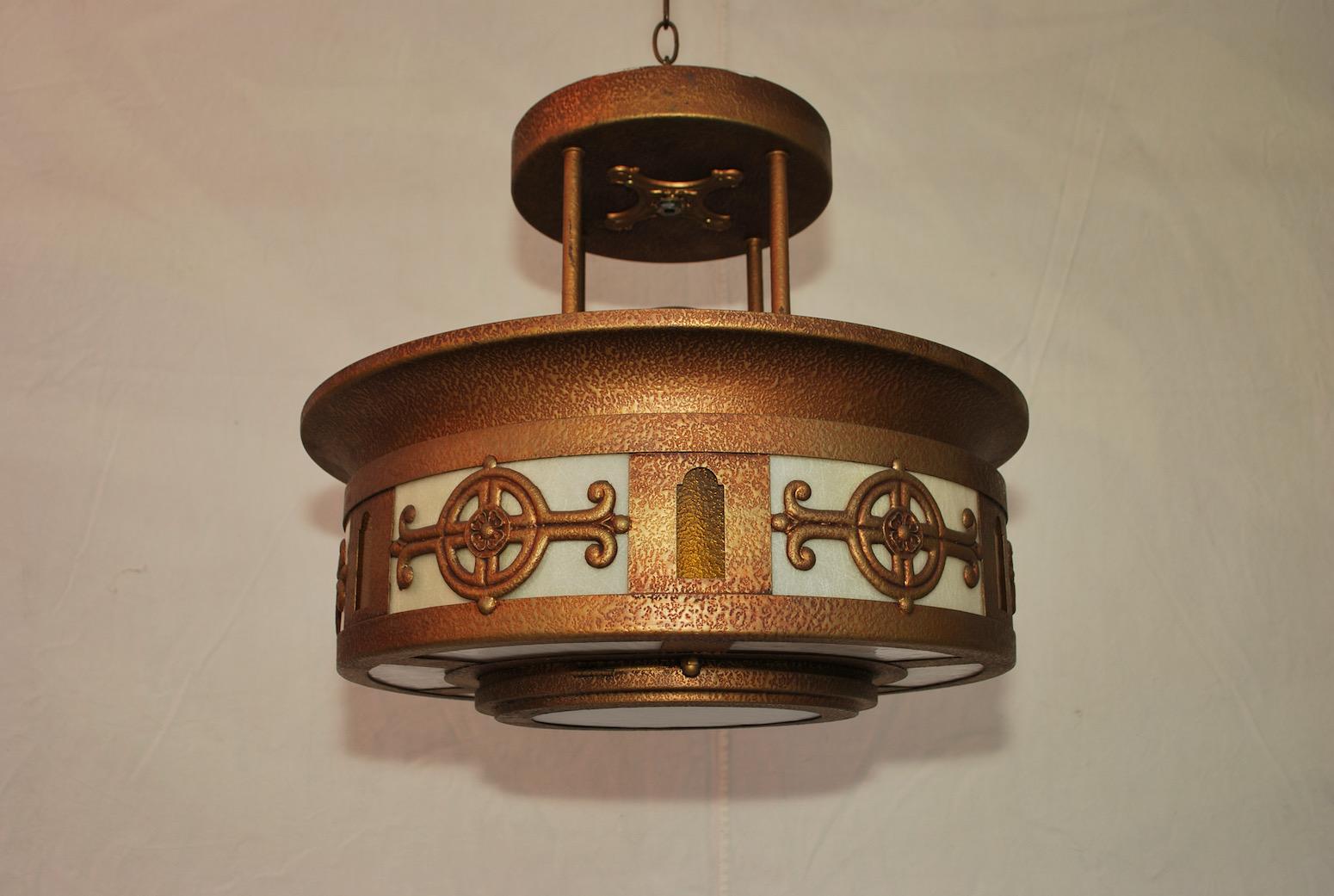 An elegant pair of light, they came from a church, we could sell one at the time, the price is for the pair.