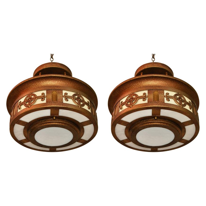 Elegant Pair of 1940's Light from Church ( One is sold ) For Sale