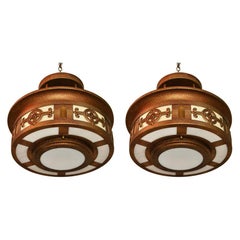 Used Elegant Pair of 1940's Light from Church ( One is sold )