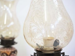 Elegant Pair of 1950s Capodimonte Porcelain Table Lamps - Timeless Italian Craft